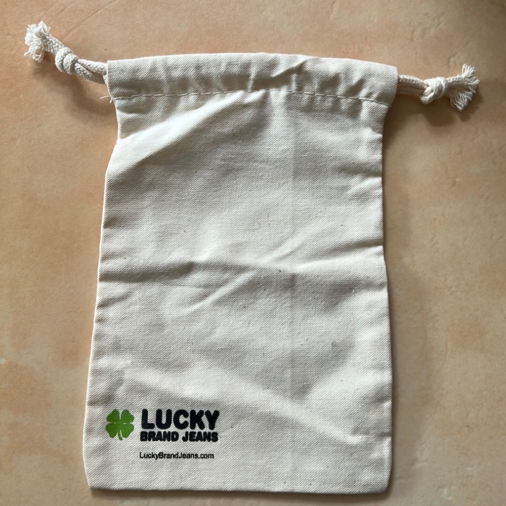Lucky Brand Cotton Drawstring Bag